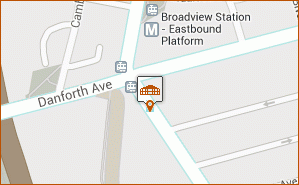 The Tibetan Village Store map thumbnail, 744 Broadview Ave Toronto ON M4K 2P